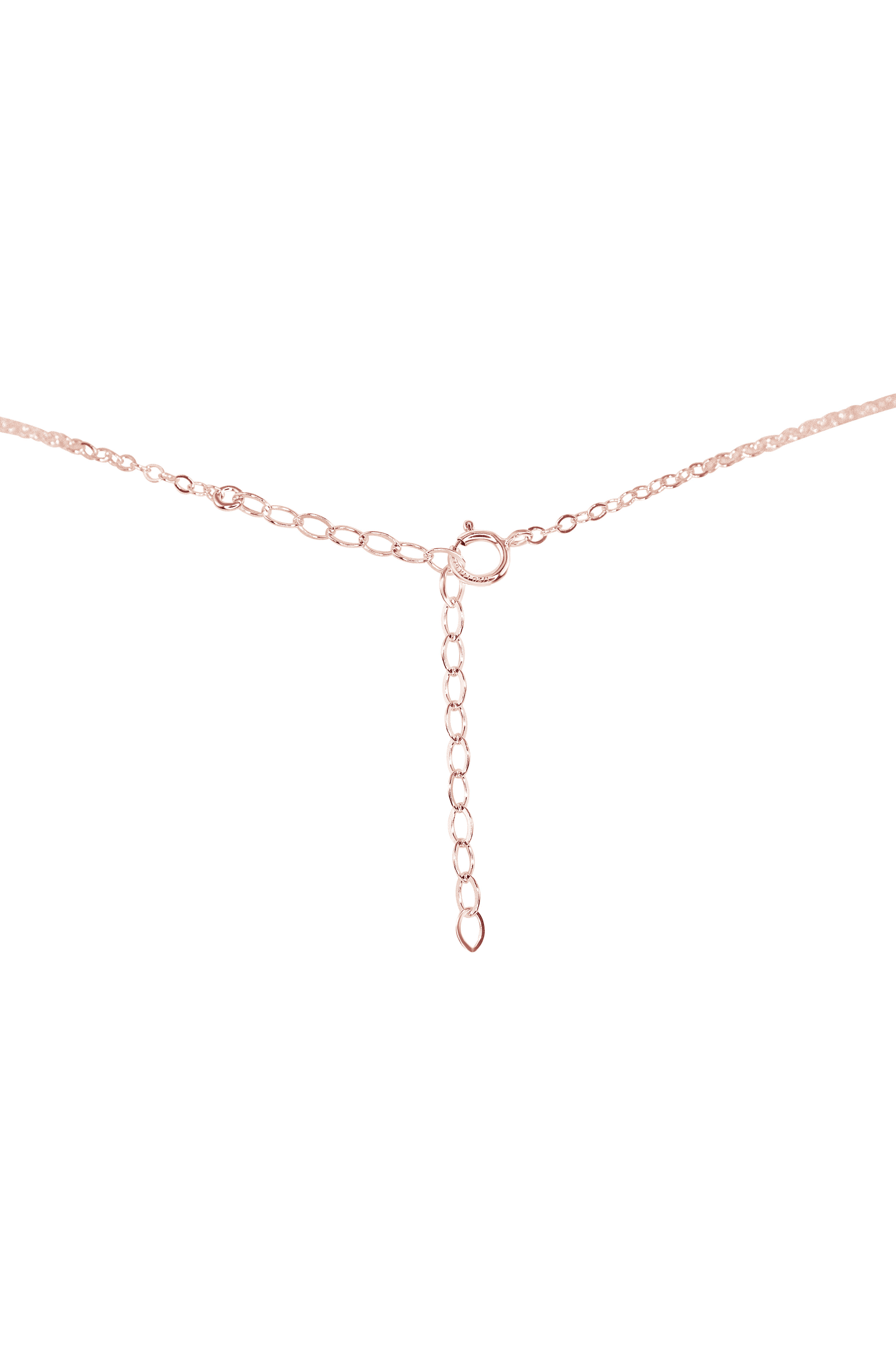 Tiny Rough Rainbow Moonstone Gemstone Pendant Choker - Tiny Rough Rainbow Moonstone Gemstone Pendant Choker - Sterling Silver / Cable - Luna Tide Handmade Crystal Jewellery