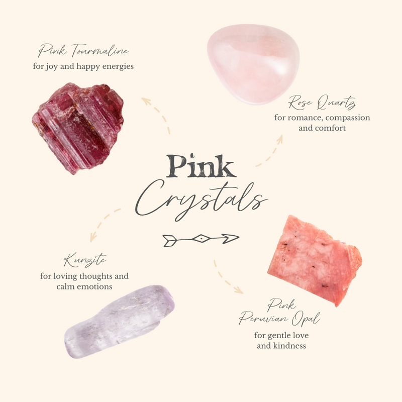 Feel The Loving Energies 💗 Of These Pink Crystals For Joy