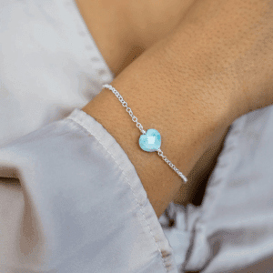 Crystal Heart Bracelets - Luna Tide Handmade Crystal Jewellery