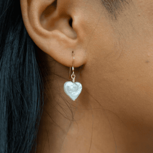 Crystal Heart Earrings