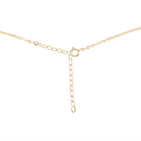 Labradorite Gemstone Chain Layered Choker Necklace