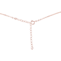 Garnet Beaded Chain Choker Necklace