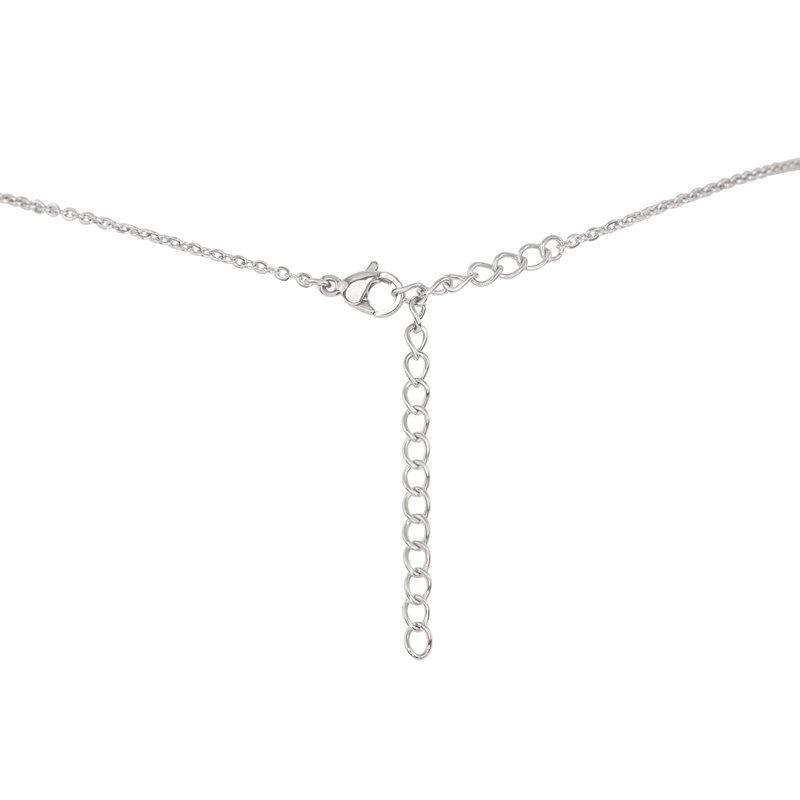 Rose Quartz Gemstone Chain Layered Choker Necklace