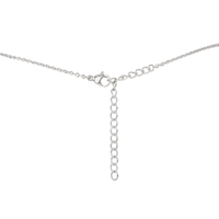 White Moonstone Beaded Chain Choker Necklace