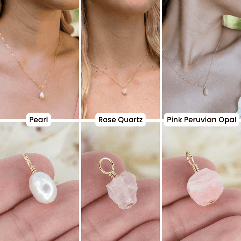 Fertility & Motherhood Raw Crystal Pendant Bundle