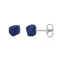Lapis Lazuli Raw Crystal Stud Earrings