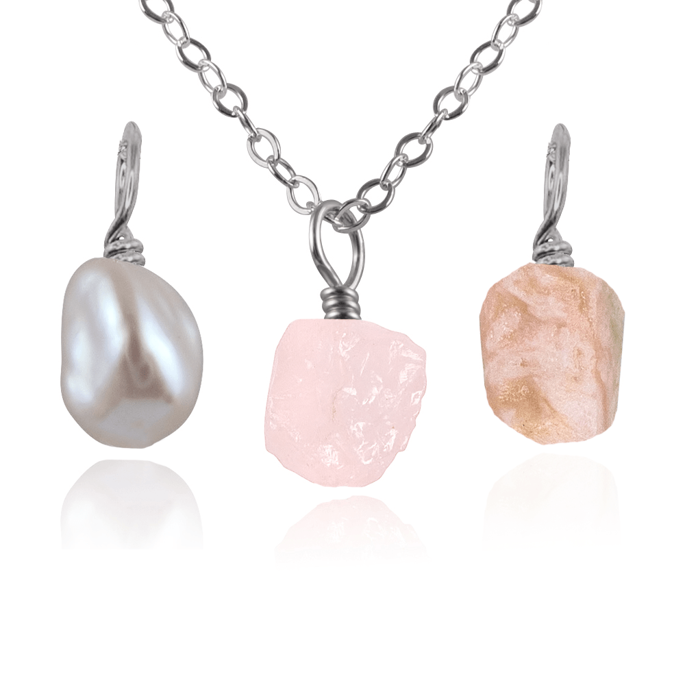 Fertility & Motherhood Raw Crystal Pendant Bundle