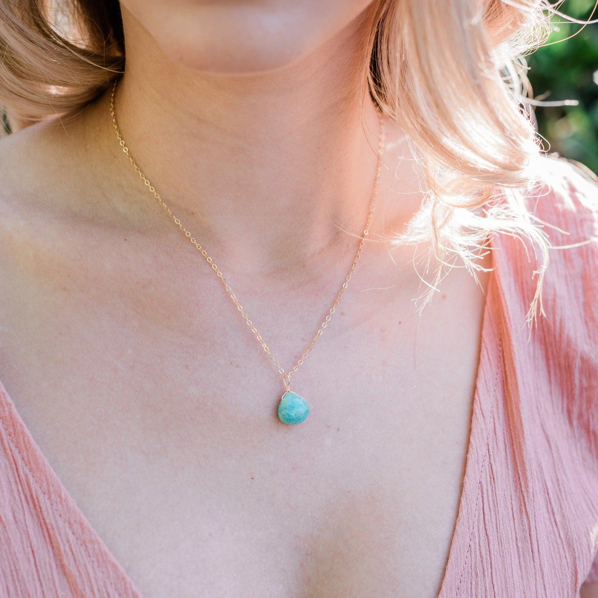 Raw cheapest 37*30 mm turquoise green Amazonite pendant in cotton cord, Raw amazonite, Natural gemstone, GIFT, Handcrafted amazonite pendant