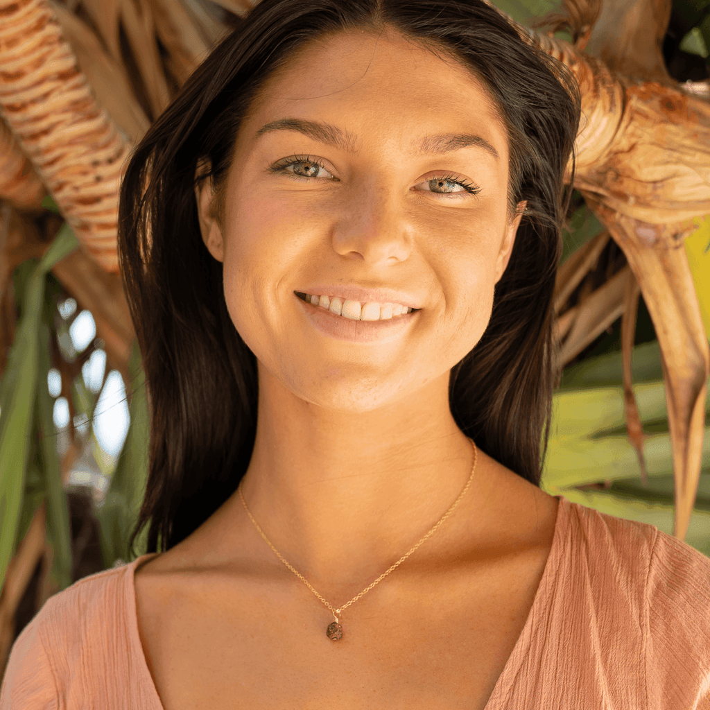 Raw Earth Red Ruby Natural Crystal Pendant Necklace - Raw Earth Red Ruby Natural Crystal Pendant Necklace - Sterling Silver / Satellite - Luna Tide Handmade Crystal Jewellery