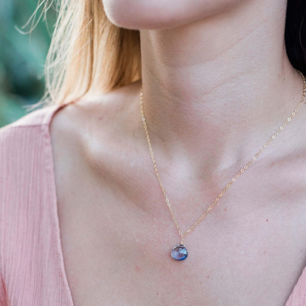 Teardrop Necklace - 14K Gold Fill - Luna Tide Handmade Jewellery