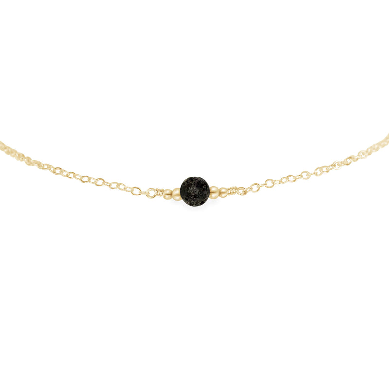 Dainty Choker - Lava - 14K Gold Fill - Luna Tide Handmade Jewellery