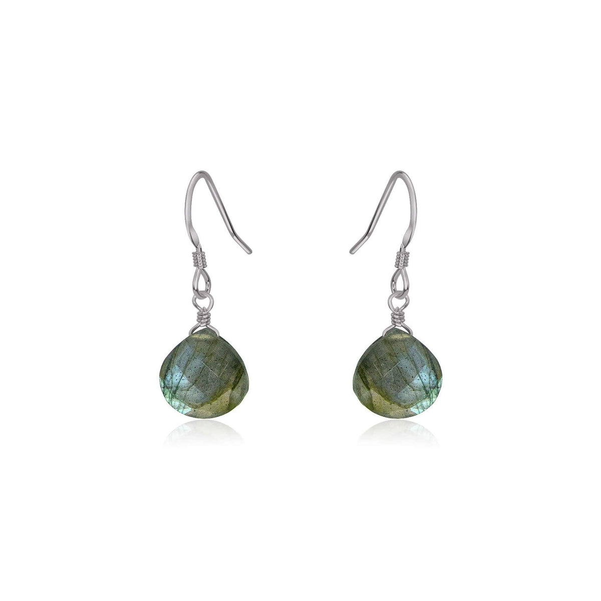Steel labarodorite earrings Steel labarodorite earrings