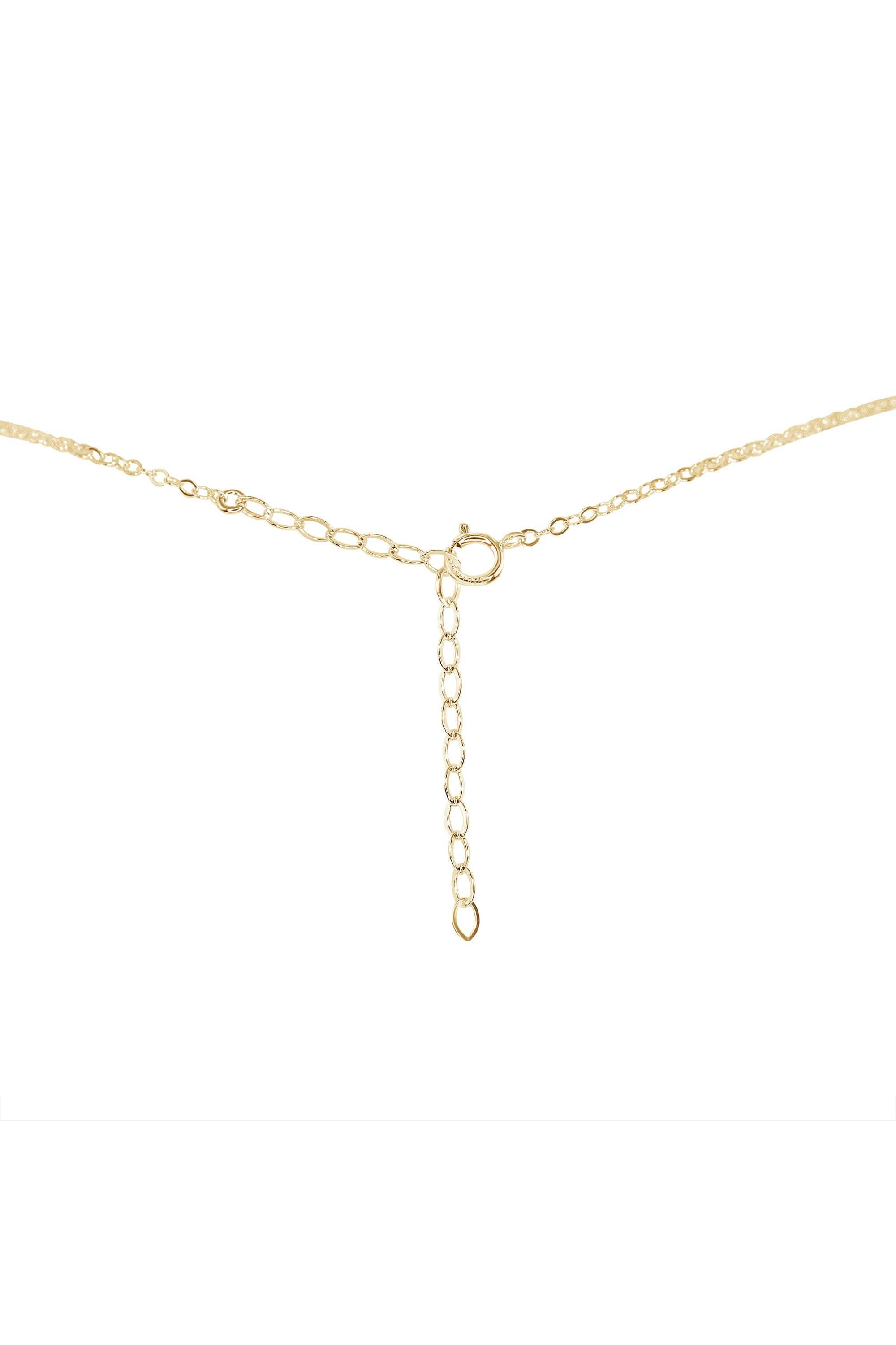 Raw Green Peridot Crystal Lariat Necklace - Raw Green Peridot Crystal Lariat Necklace - 14k Gold Fill - Luna Tide Handmade Crystal Jewellery