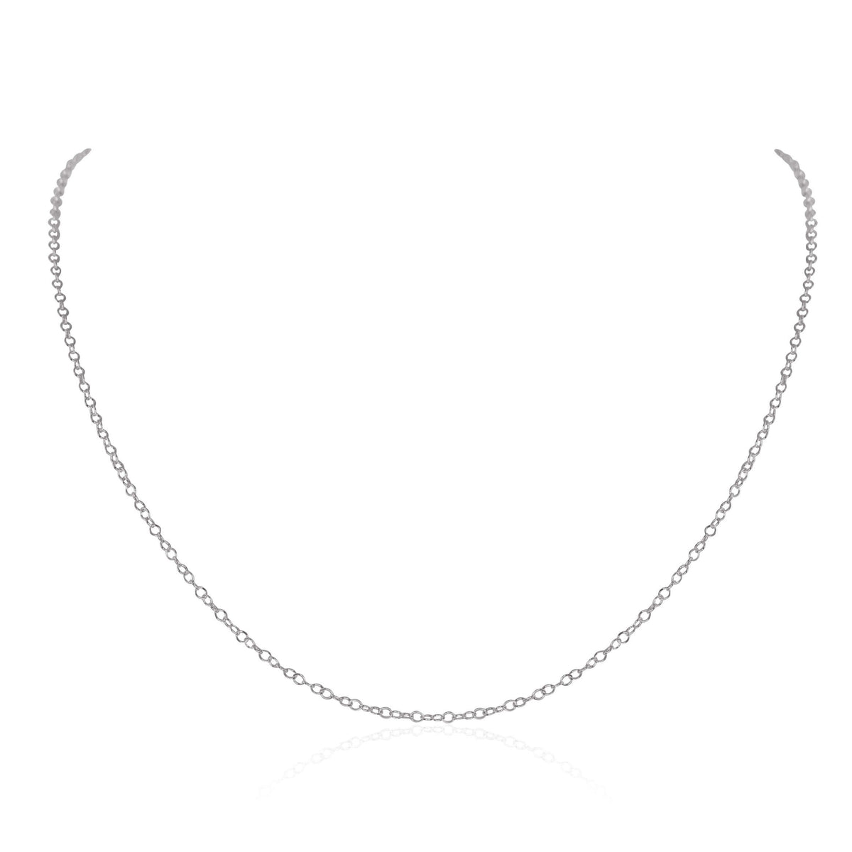 Simple Chain Necklace - Stainless Steel - Luna Tide Handmade Jewellery
