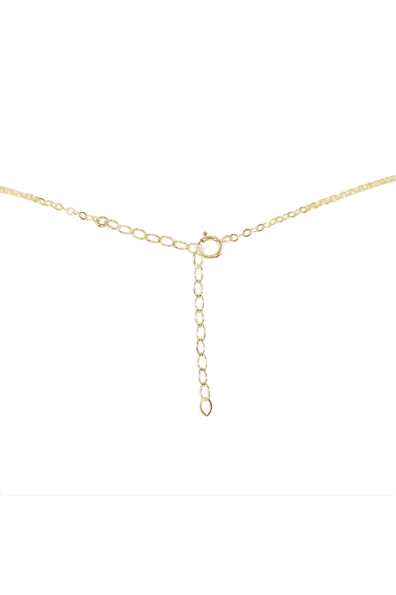 Raw Nugget Choker - Apatite - 14K Gold Fill - Luna Tide Handmade Jewellery